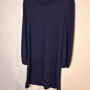 Elegant Navy Blue Women's Dress